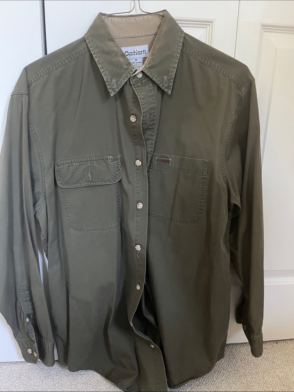 Carhartt Olive Green Shirt